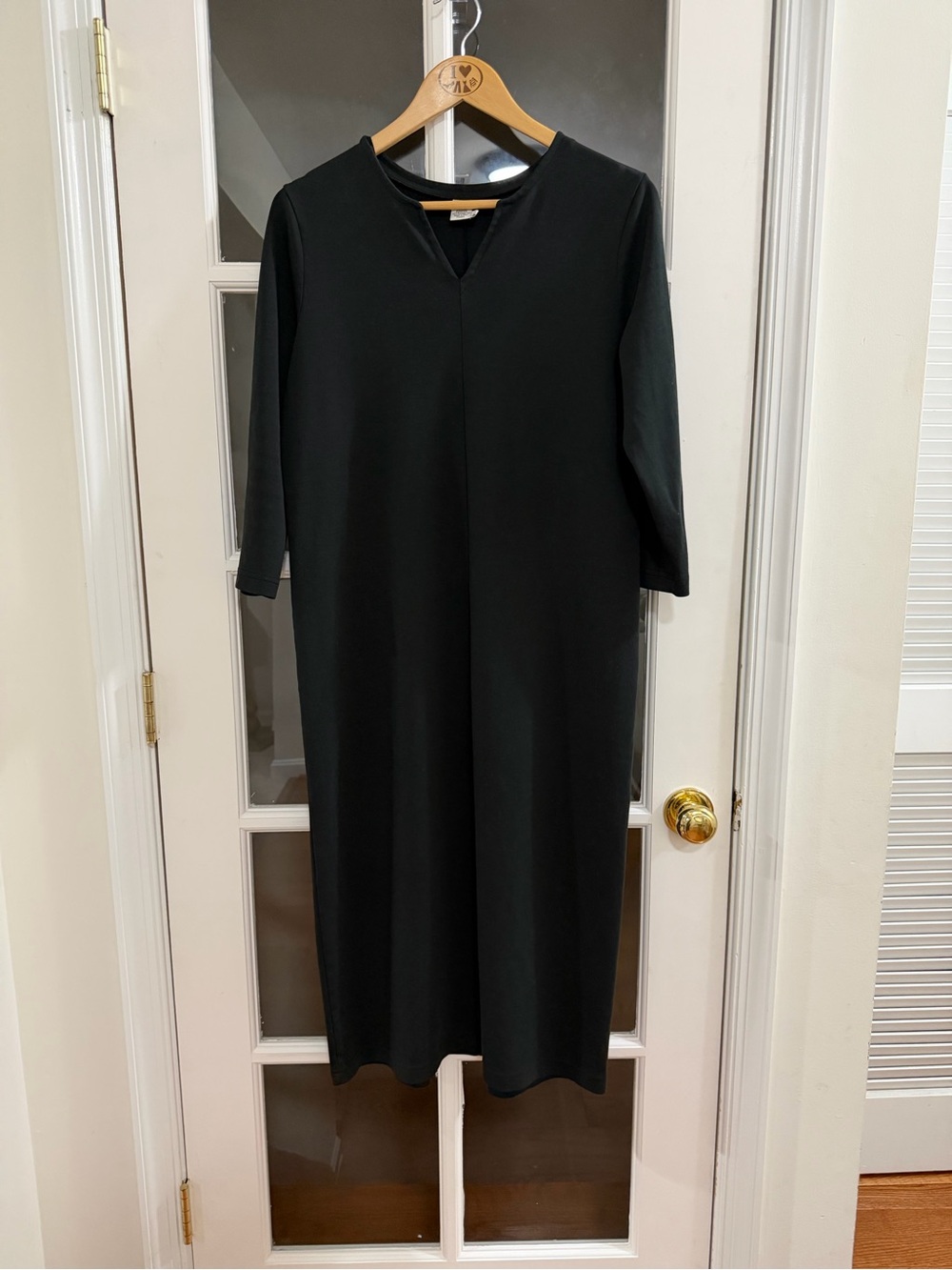 Peruvian Connection V-neck Midi Dress - Size L